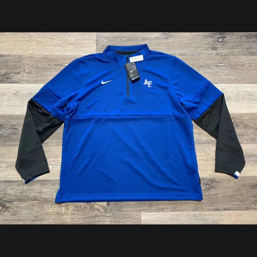 Nike Air Force Falcons 1/4 Zip Pullover Jacket NEW